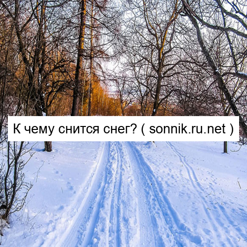 К чему снятся снежки